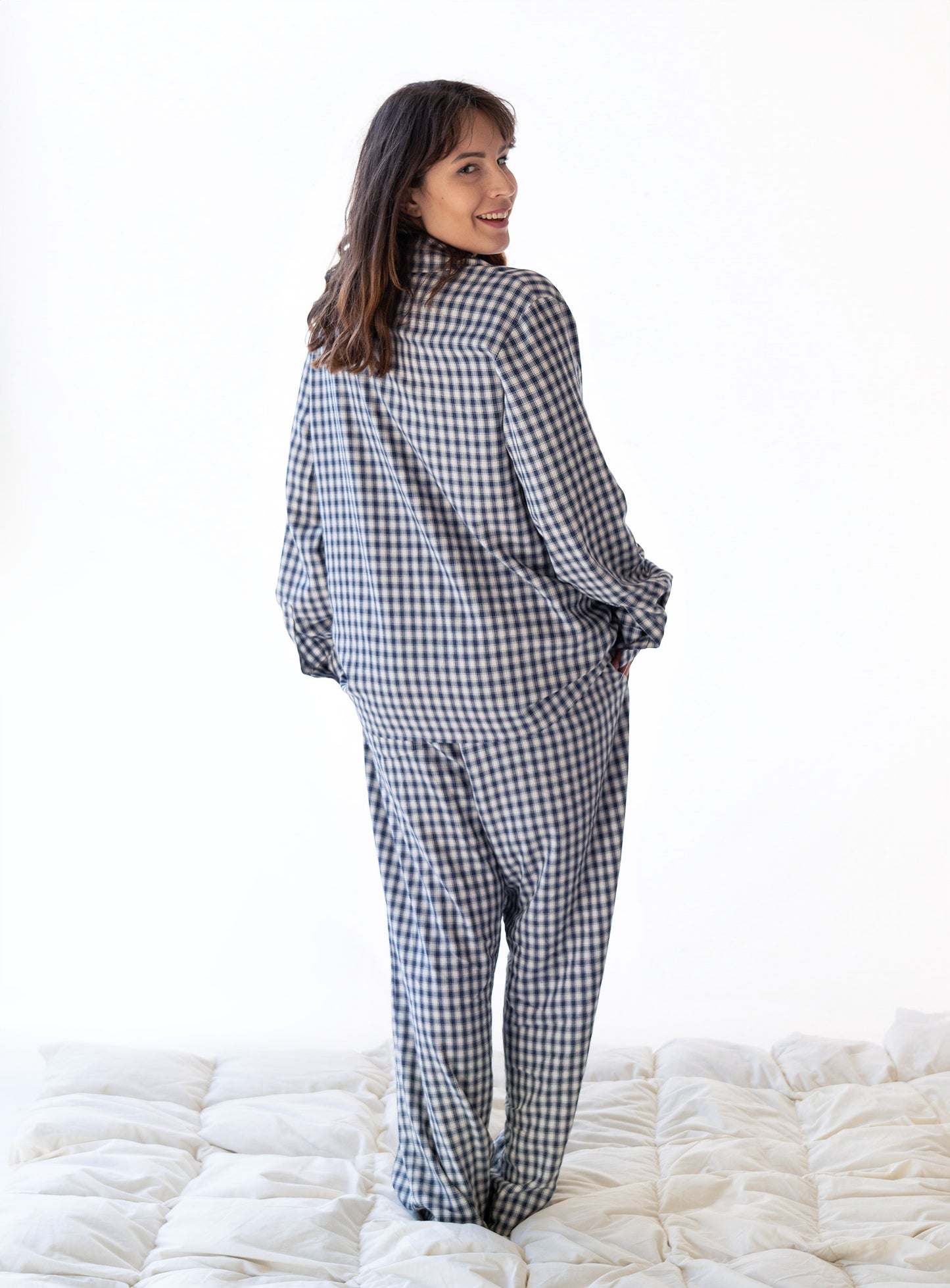 Pigiama unisex in eco-viscosa e lino biologico