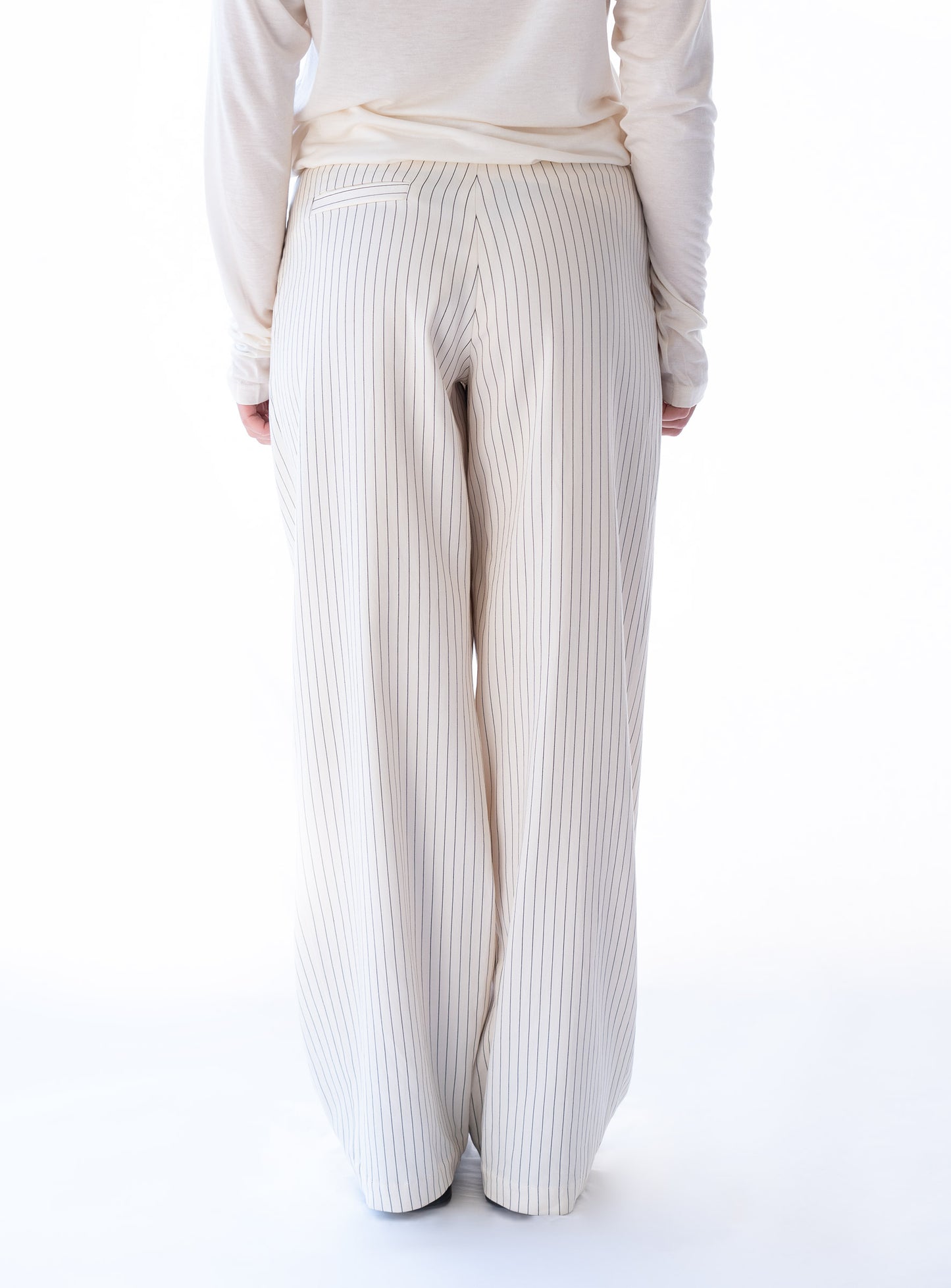 Pin-striped Pants - Seaweed & Eucalyptus